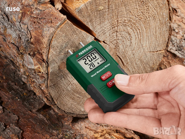 НОВИ! Влагомер Parkside за строителни материали, дърво стени PMSHM2 A3, снимка 4 - Измервателни инструменти - 44574989