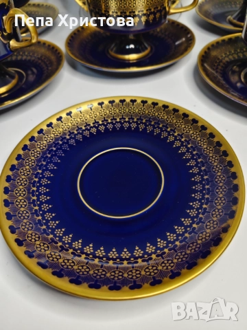 Сервиз за чай от Lichte Fine China, изработен в ГДР. , снимка 6 - Сервизи - 51862972