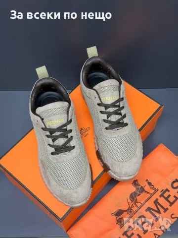 Hermes Мъжки Маратонки👟Мъжки Спортни Обувки Хермес - Различни Цветове Код E140, снимка 2 - Маратонки - 55799816