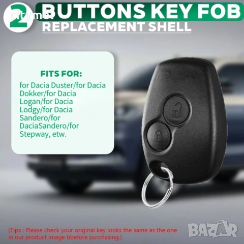 Кутийка за ключ Renault 2 бутона + микро ключета за Renault / Dacia: Clio, Kangoo, Master, Modus, Tr, снимка 4 - Аксесоари и консумативи - 53114587