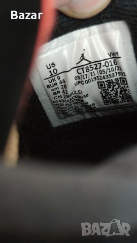 Nike Air Jordan 4 Red Thunder Нови Оригинални Мъжки Обувки Кецове Маратонки Размер 44 Номер 28см , снимка 8 - Кецове - 40535262