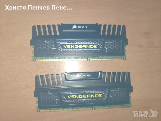 Рам Памет DDR3 CORSAIR VENGEANCE 8GB(2x4GB),1866 MHz , снимка 10 - RAM памет - 52563522