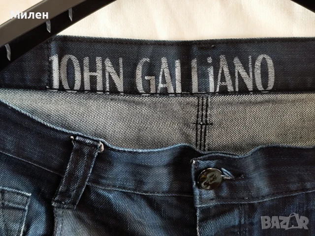 John Galliano мъжки дънки L – дизайнерска луксозна марка!, снимка 3 - Дънки - 51396988