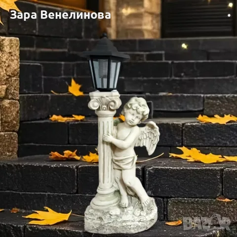 Соларна лампа ангел - елегантна декорация за всеки двор., снимка 2 - Соларни лампи - 55842221