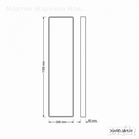 LED Панел .120x30, снимка 2 - Лед осветление - 30890784