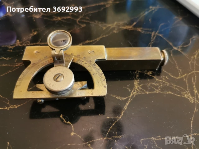 Клинометър инклинометър инструмент приблизително. 1900 г.
