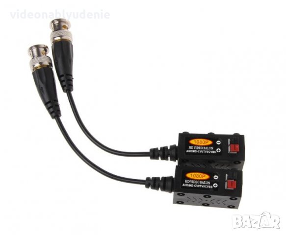 FULL HD Video Balun за до 8MPх 1080p CCTV Видео Камери HD-CVI/AHD/HD-TVI/CVBS/960H >60dB 75Оhm 60Mhz, снимка 2 - Комплекти за видеонаблюдение - 32080199