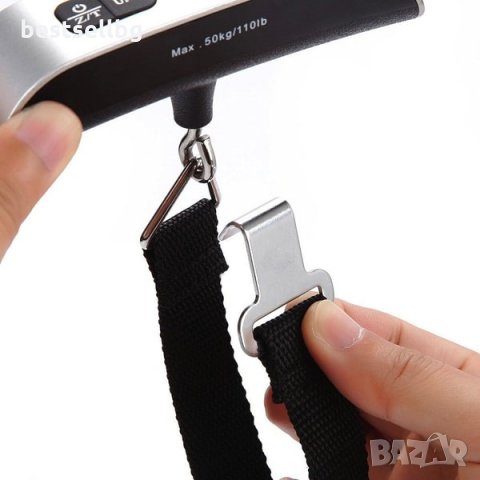 Точен електронен ръчен кантар везна за самолетен багаж куфари тегло, снимка 6 - Везни - 29103762