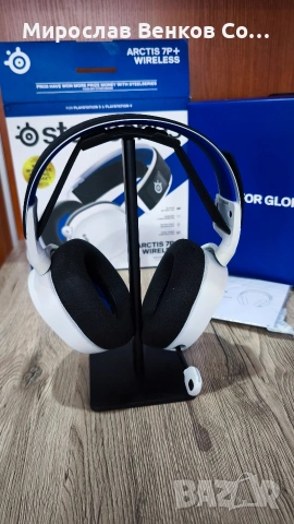 Геймърски слушалки SteelSeries Arctis 7P+ Wireless (за PS5, PS4, PC, Switch), снимка 4 - Слушалки и портативни колонки - 53922254
