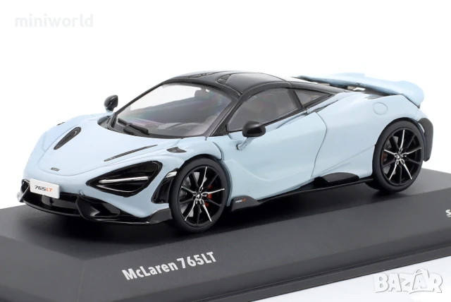 MCLAREN 765LT 2020 - мащаб 1:43 на SOLIDO моделът е нов в PVC дисплей-кейс