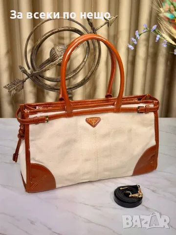 Prada Дамска Чанта С Къса И Дълга Дръжка Прада - Различни Цветове Код SEM-455, снимка 6 - Чанти - 55871457