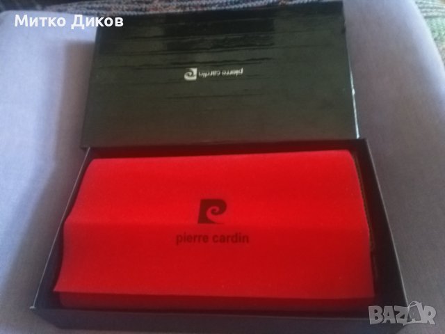 Pierre Cardin марков  портфейл чисто нов естествена кожа в кутия 185х110мм, снимка 2 - Портфейли, портмонета - 39245838