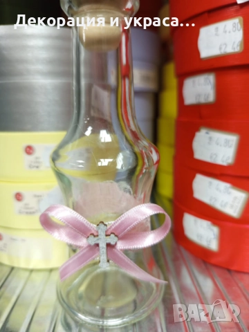 Шишенца за Кръщенка, снимка 2 - Декорация - 52606580