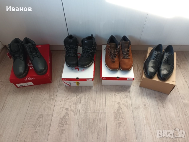 Josef Seibel, Rieker и s.Oliver  страхотни зимни обувки от естествена кожа , снимка 8 - Мъжки боти - 52712056