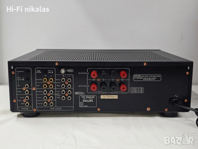 стерео усилвател Hi-Fi PHILIPS DFA 888, снимка 8 - Ресийвъри, усилватели, смесителни пултове - 52441750