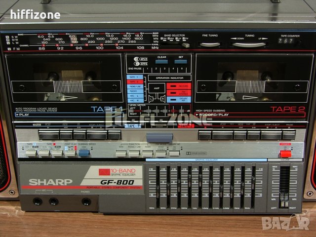 КАСЕТОФОН Sharp gf-800, снимка 6 - Радиокасетофони, транзистори - 38921098