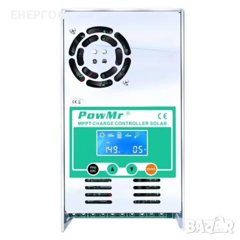 Соларен панел 425w + 2бр 100ач AGM Тягов Акумулатор 60A MPPT Контролер, снимка 6 - Соларни лампи - 49006646