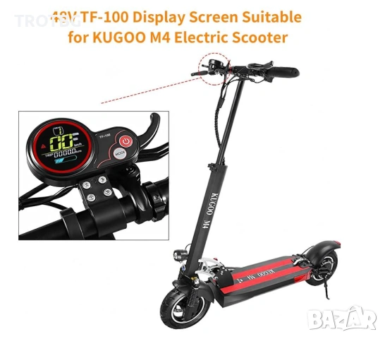 TF-100 дисплей за електрически скутер Kugoo M4 - 6-pin, снимка 5 - Друга електроника - 53373817