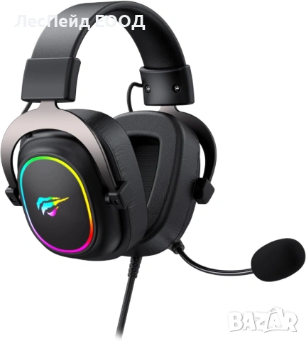 Havit H2002P гейминг слушалки нови с RGB светлини, снимка 2 - Слушалки и портативни колонки - 54252794