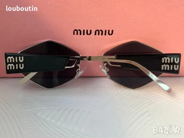 Miu 2024 дамски слънчеви очила ромб 3 цвята, снимка 13 - Слънчеви и диоптрични очила - 48017337