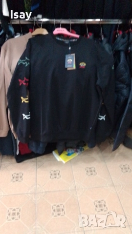 Мъжки пуловер Паул Шарк в черен цвят 3ХЛ последен размер , снимка 2 - Пуловери - 52204362