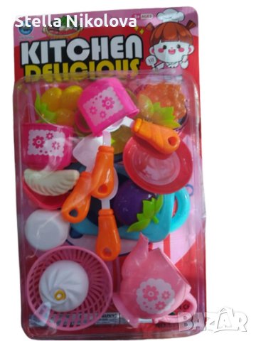 Детски кухненски комплект за сервиране, снимка 1 - Кукли - 42651043