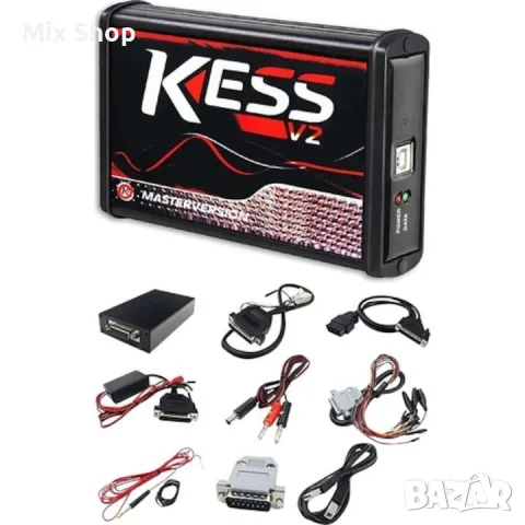 Нов KESS V2 EU Версия 2.80/5.017 UNLIMITED Token Red Board