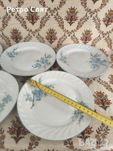 Порцеланови чинии на "Китка", снимка 4 - Антикварни и старинни предмети - 54200372