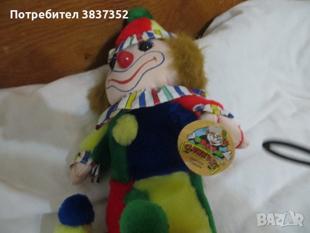 Плюшен клоун, снимка 2 - Плюшени играчки - 42910721