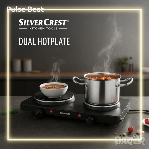 Двоен котлон SilverCrest - 2500W – две ястия едновременно, снимка 4 - Котлони - 52405294