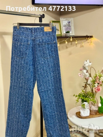 Дамски дънки в тъмно син деним, снимка 3 - Дънки - 53987286