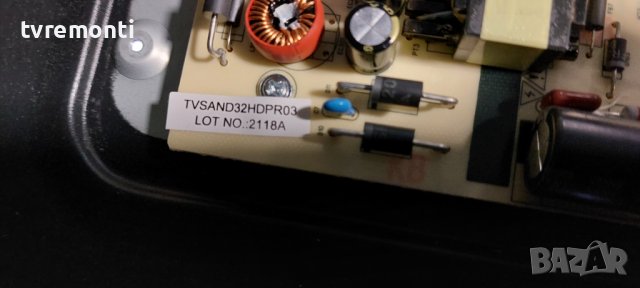 POWER BOARD TV3211-ZC02-01 от телевизор POLAROID  модел TVSAND32HDPR със счупен дисплей V320BJ8-Q01, снимка 2 - Части и Платки - 39450370
