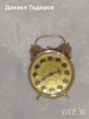 Стар чешки часовник-будилник PRIM, снимка 7 - Колекции - 54135593