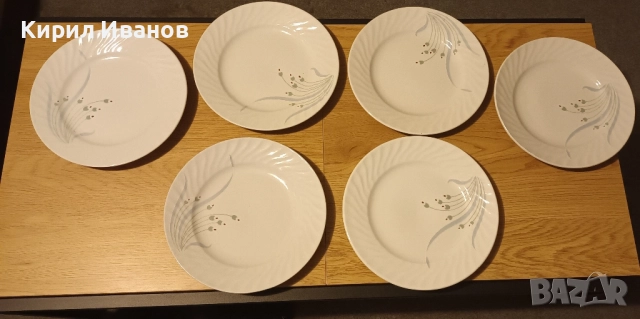Български порцеланов сервиз от соца - супник, различни видов чинии , снимка 9 - Сервизи - 52100763