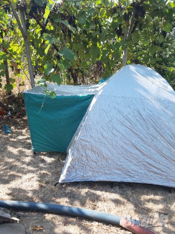 Двуслойна триместна палатка