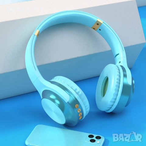 Безжични слушалки Wireless Headphones A10 , бели , розови , сини , черни, снимка 1 - Слушалки, hands-free - 38091875