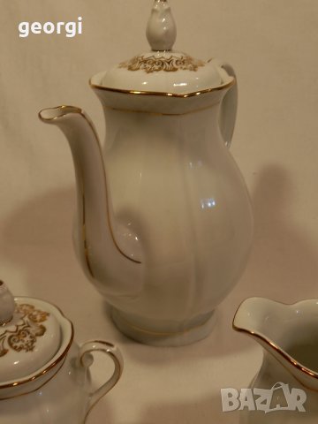 немски порцеланов чайник с латиера и захарница   15/2, снимка 6 - Сервизи - 42865314