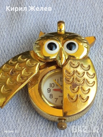 Красив часовник бижу висулка Бухал стилен дизайн 19483, снимка 8 - Други - 51092832