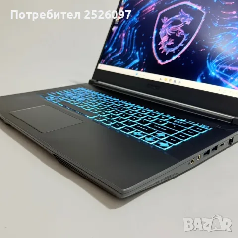 MSI Thin 15/IPS 144HZ/Ryzen 5 7535HS/RTX 4060 8GB/16GB DDR5/1TB/ГАРАНЦИЯ, снимка 8 - Лаптопи за игри - 56038194