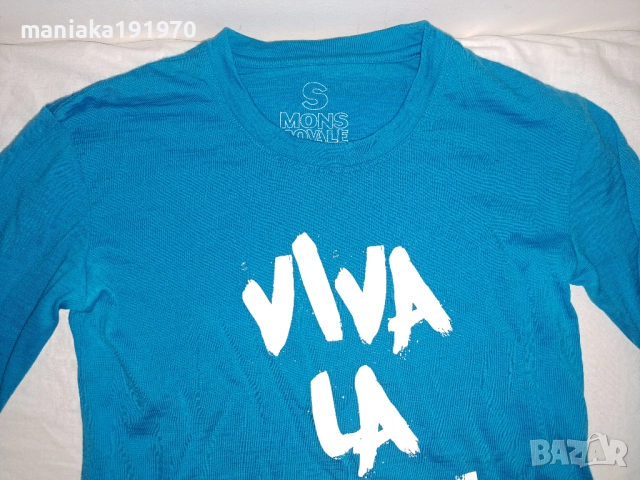 Mons Royale (S) 2 броя мъжки термо блузи мерино 100% Merino Wool , снимка 10 - Спортни дрехи, екипи - 48202842