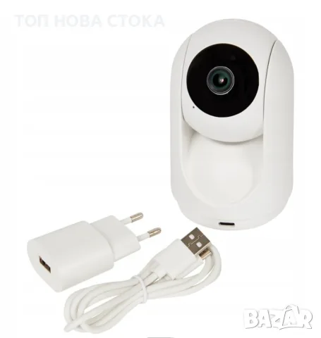 Въртяща се камера за наблюдение, 2304x1296, Wi-Fi, проследяване на движение, снимка 2 - HD камери - 56201701