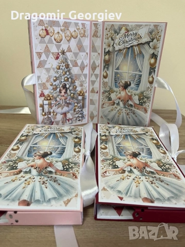 ръчно изработена картичка с шоколад, снимка 14 - Декорация за дома - 52753165