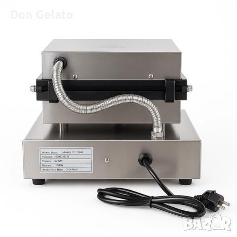 Професионален гофретник за белгийски гофрети с класическа форма, снимка 5 - Обзавеждане за заведение - 52509073