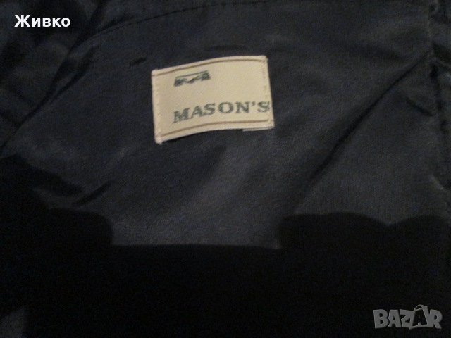 MASON'S тъмно синьо ватирано яке размер 50., снимка 7 - Якета - 31987173