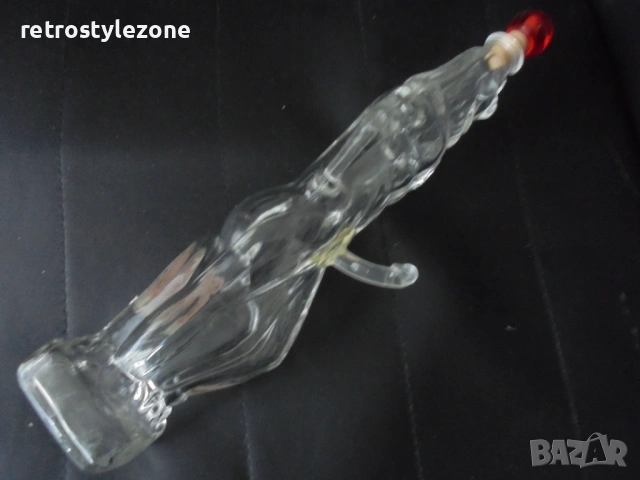 № 8553 Стъклена бутилка с еротичен дизайн , снимка 5 - Други ценни предмети - 54033327