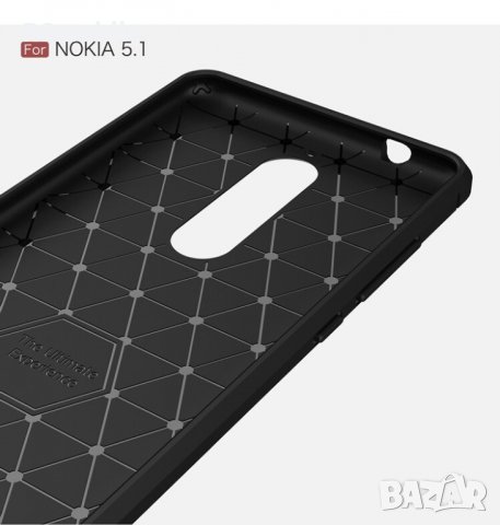 Nokia 5.1 - Удароустойчив Кейс Гръб CARBON, снимка 10 - Калъфи, кейсове - 31421907