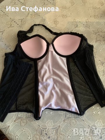 Нов секси корсет бюстие тюл дантела еластично с банели , снимка 4 - Корсети, бюстиета, топове - 36999278