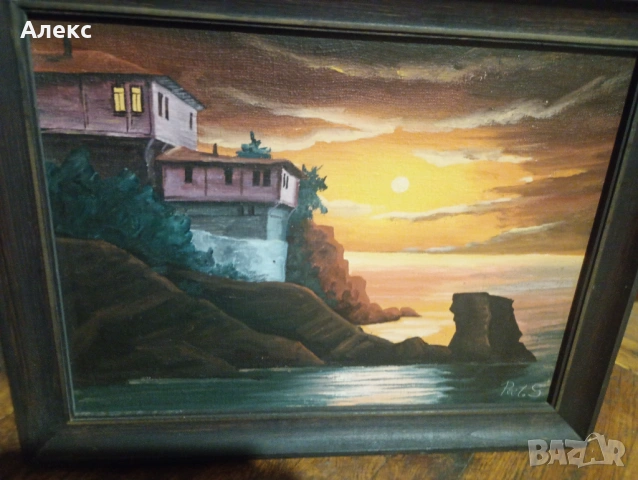 Масло на платно БГ автор.