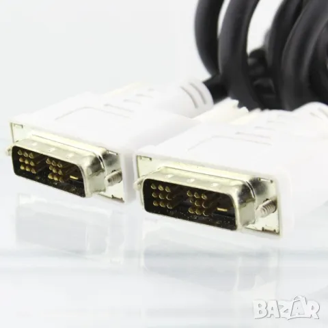 качествени vga и dvi-d кабели с по два феритни балуна 1.80 / 1.90m ( 180cm 190cm ) , снимка 2 - Монитори - 50391961