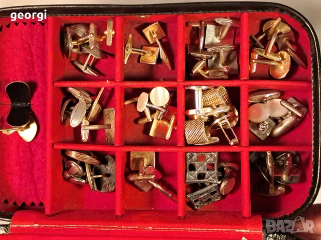 колекция ръкавели в кожена кутия  7/1, снимка 8 - Колекции - 49666157